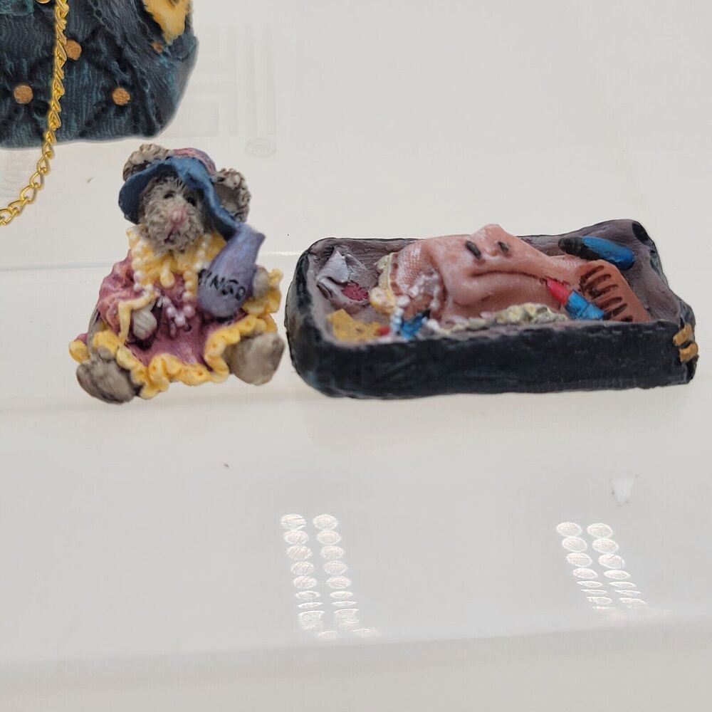 Boyds Bear trinket box Uncle Bean's treasure boxes Mary Lou's Bottomless purse - Picture 11 of 15